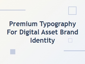 Craft a Distinctive Identity with Premium Typography